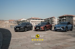 „Lexus RZ“ elektromobiliui skirtas aukščiausias „Euro NCAP“ saugumo įvertinimas