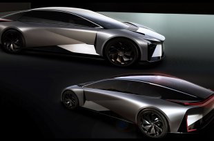 „Lexus” siekia tapti vien elektra varomų prabangių automobilių prekės ženklu