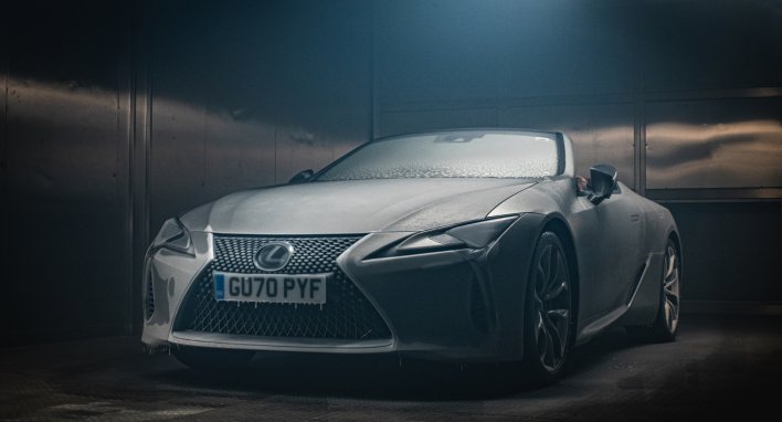 LEXUS LC KABRIOLETAS TESTUOTAS EKSTREMALIAME ŠALTYJE