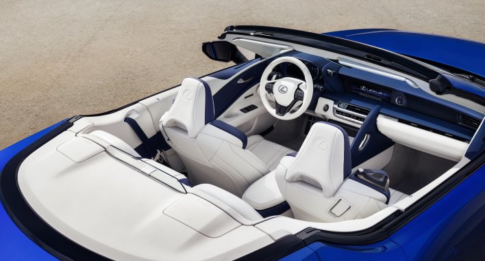 LEXUS LC KABRIOLETAS: GAUDYNĖS SU VĖJU SIEKIANT VISAPUSIŠKO KOMFORTO